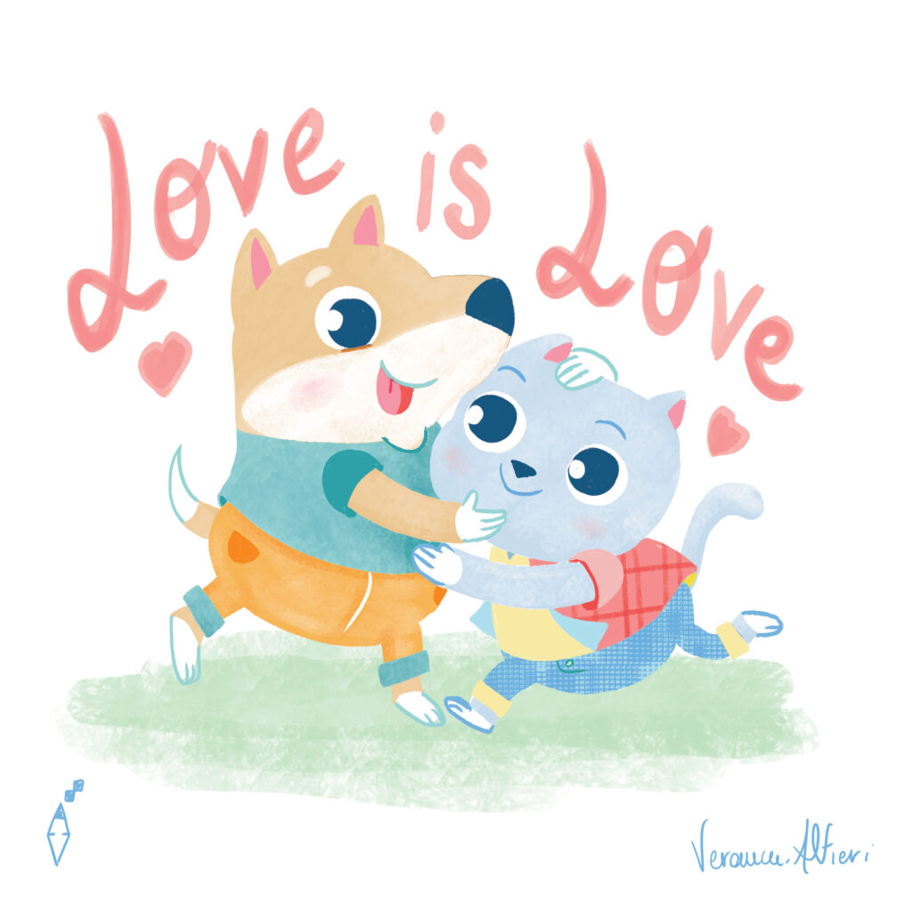 dog cat love is love